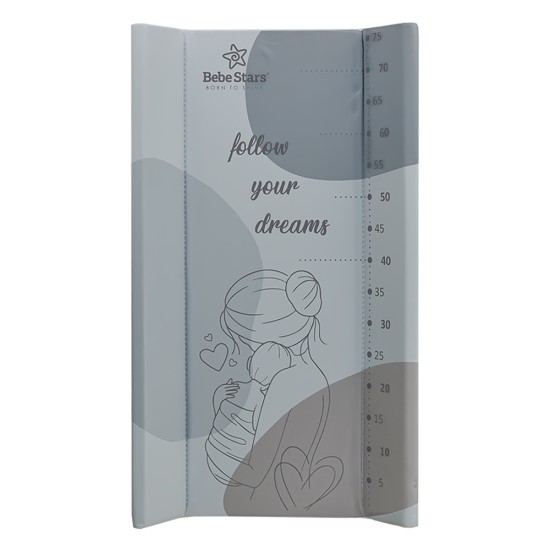 Bebe Stars Μαλακή Αλλαξιέρα PVC από Πλαστικό Stone Olive 19-189