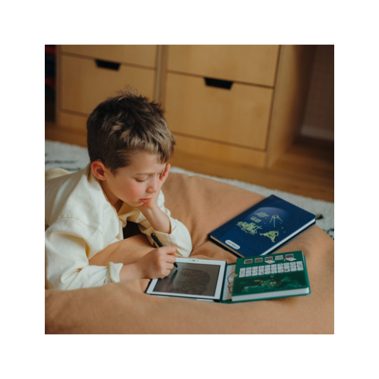 KIDYWOLF Tablet ζωγραφικής με οθόνη LCD (30 κάρτες) 5+ ετών -Animals Around The World KDW-182198