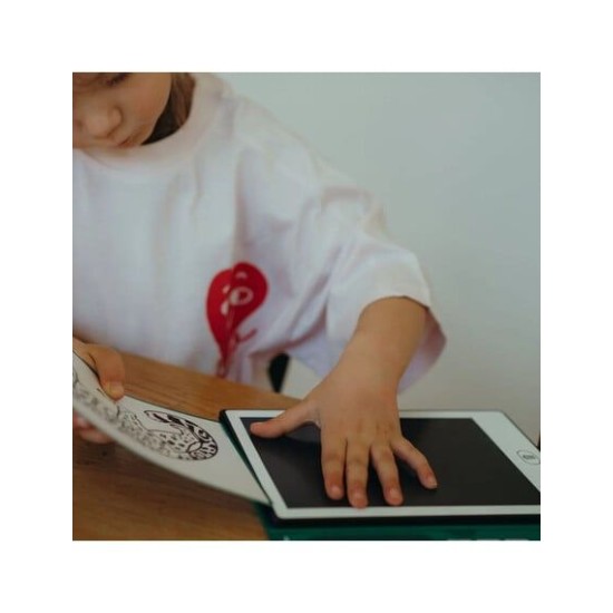 KIDYWOLF Tablet ζωγραφικής με οθόνη LCD (30 κάρτες) 5+ ετών -Animals Around The World KDW-182198