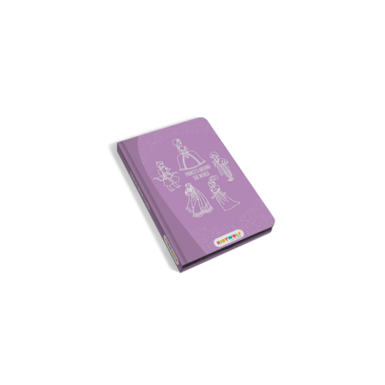 KIDYWOLF Tablet ζωγραφικής με οθόνη LCD (30 κάρτες) 5+ ετών -Princess KDW-182457