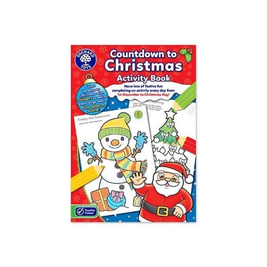 Orchard Toys Μετράμε αντίστροφα για τα Χριστούγεννα-Βιβλίο δραστηριοτήτων (4+ ετών) ORCHCB18