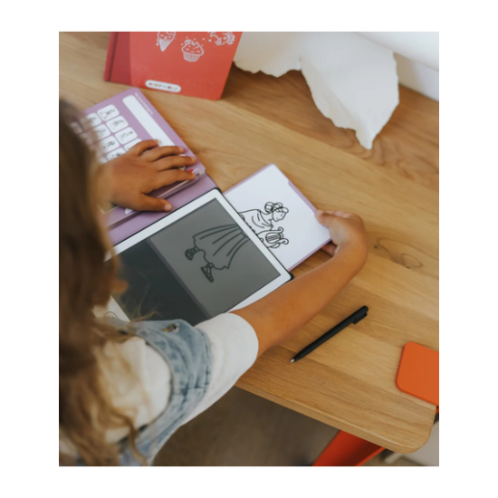 KIDYWOLF Tablet ζωγραφικής με οθόνη LCD (30 κάρτες) 5+ ετών -Princess KDW-182457