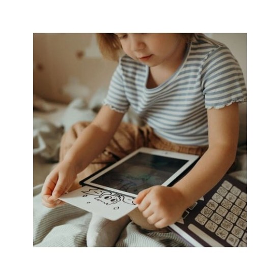 KIDYWOLF Tablet ζωγραφικής με οθόνη LCD (30 κάρτες) 5+ ετών -Dinosaurs  KDW-181467