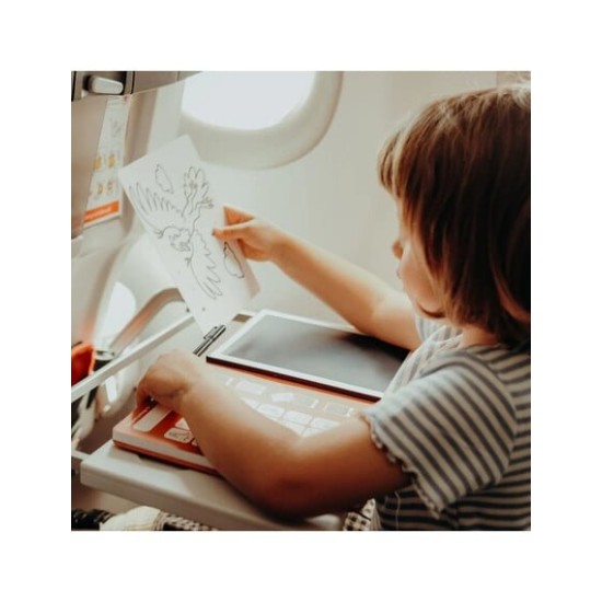 KIDYWOLF Tablet ζωγραφικής με οθόνη LCD (30 κάρτες) 5+ ετών -Dinosaurs  KDW-181467