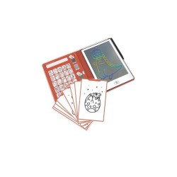KIDYWOLF Tablet ζωγραφικής με οθόνη LCD (30 κάρτες) 5+ ετών -Dinosaurs  KDW-181467