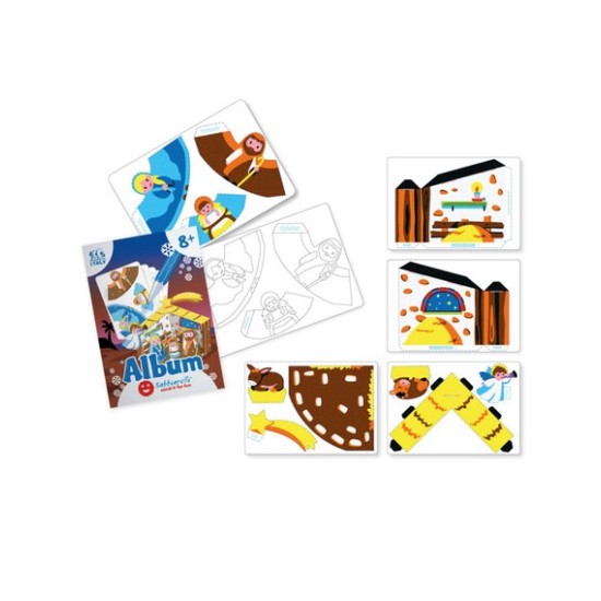 Sabbiarelli 3D Φάτνη για ζωγραφική με μαρμαρόσκονη- 8+ SAB-100AL0559