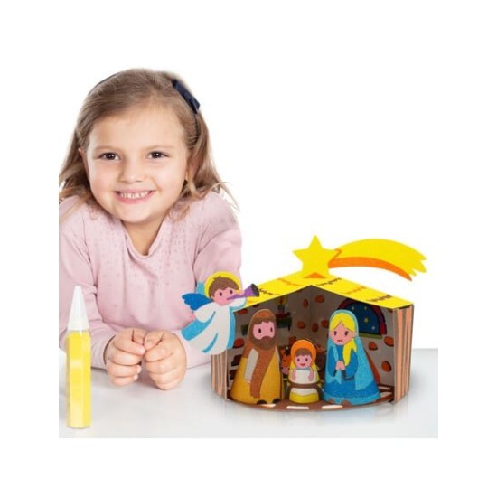 Sabbiarelli 3D Φάτνη για ζωγραφική με μαρμαρόσκονη- 8+ SAB-100AL0559