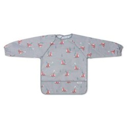 BabyOno Αδιάβροχη σαλιάρα με μακρύ μανίκι 2-4years - Fox BN1477/03
