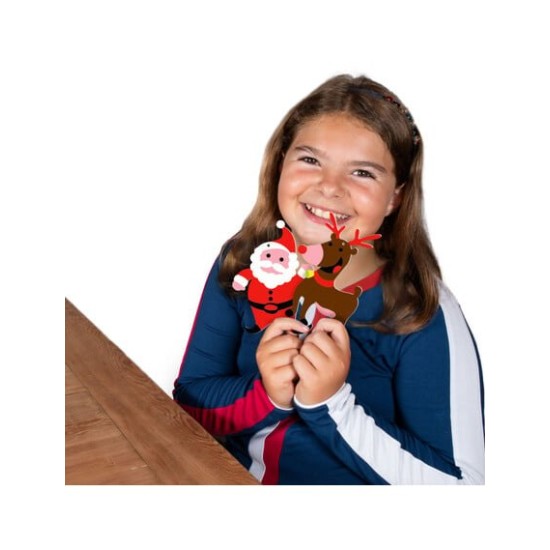 Sabbiarelli Στολίδια Χριστουγεννιάτικα για ζωγραφική με μαρμαρόσκονη 3+ SAB-100AL0538