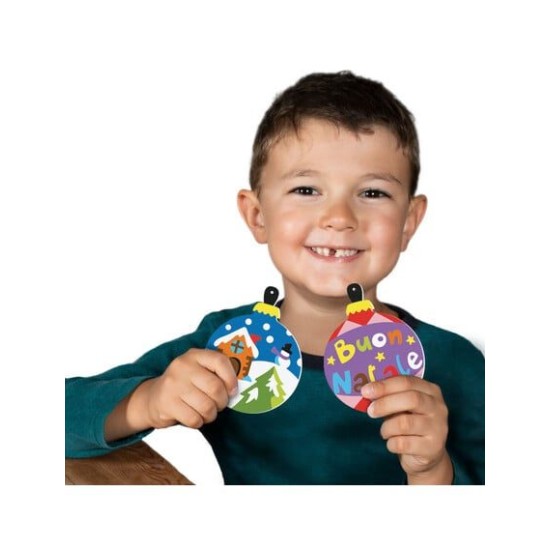 Sabbiarelli Στολίδια για το δέντρο για ζωγραφική με μαρμαρόσκονη 5+ SAB-100AL0510