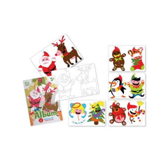 Sabbiarelli Στολίδια Χριστουγεννιάτικα για ζωγραφική με μαρμαρόσκονη 3+ SAB-100AL0538