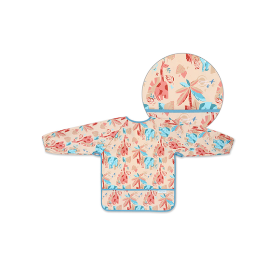 BabyOno Αδιάβροχη σαλιάρα με μακρύ μανίκι 2-4years - Jungle BN1477/02