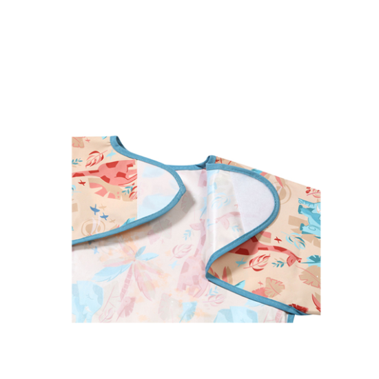 BabyOno Αδιάβροχη σαλιάρα με μακρύ μανίκι 2-4years - Jungle BN1477/02