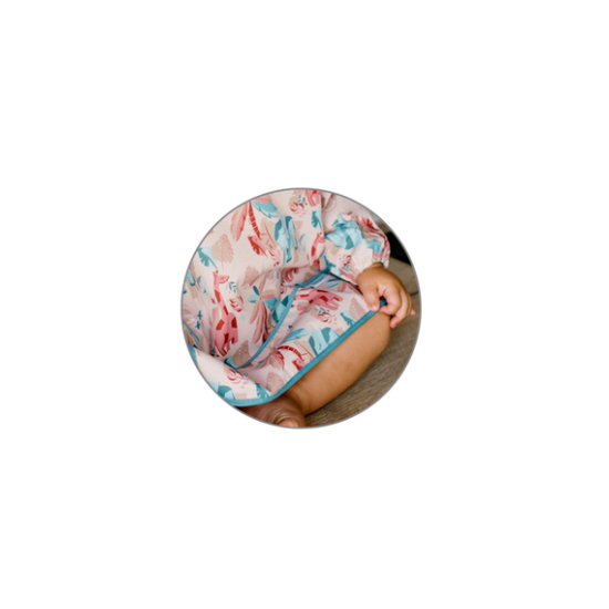 BabyOno Αδιάβροχη σαλιάρα με μακρύ μανίκι 2-4years - Jungle BN1477/02