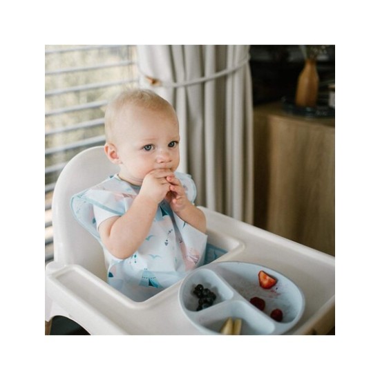 BabyOno Αδιάβροχη σαλιάρα με θήκη 2-4years -Raccoon BN1642/01