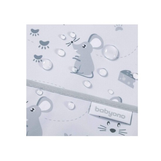 BabyOno Αδιάβροχη σαλιάρα με θήκη 2-4years -Rainbow BN1642/03