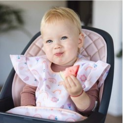 BabyOno Αδιάβροχη σαλιάρα με θήκη 2-4years -Rainbow BN1642/03