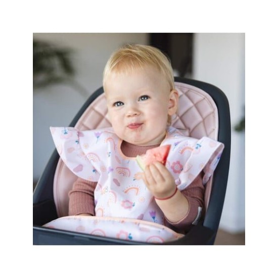 BabyOno Αδιάβροχη σαλιάρα με θήκη 2-4years -Rainbow BN1642/03