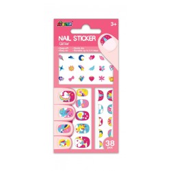 Avenir Nail Sticker Unicorn,Παιδικά Αυτοκόλλητα Νυχιών 3+Ετών 54τεμ 60511