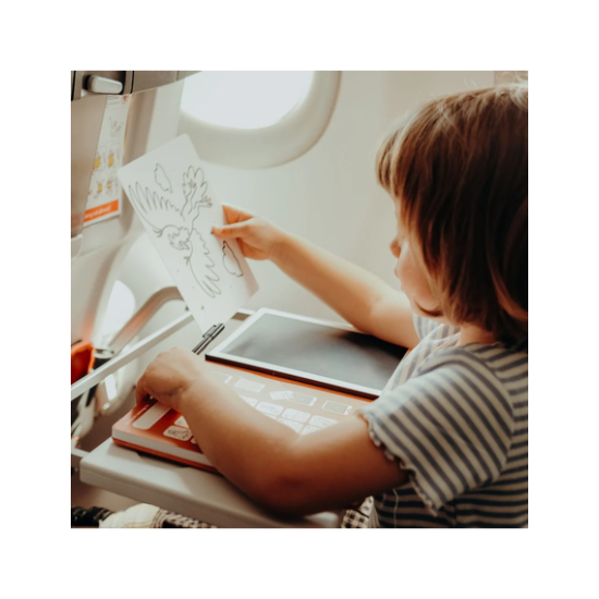 KIDYWOLF Tablet ζωγραφικής με οθόνη LCD (30 κάρτες) 5+ ετών -Animals KDW-181481