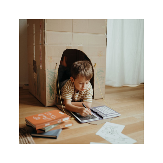 KIDYWOLF Tablet ζωγραφικής με οθόνη LCD (30 κάρτες) 5+ ετών -Animals KDW-181481