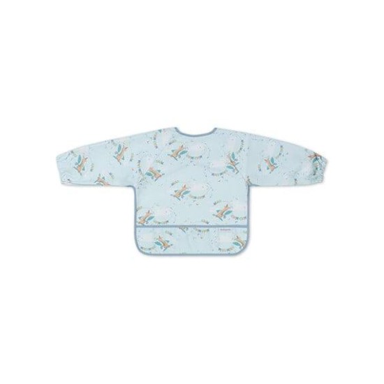 BabyOno Αδιάβροχη σαλιάρα με μακρύ μανίκι 6m-2y Plane BN1476/03