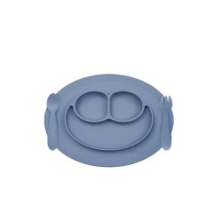 Ezpz Σετ Φαγητού "Tiny 2" από Σιλικόνη Indigo 3τμχ για 12+ μηνών MFS-I2159U