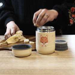 Bbluv Βρεφικό Θερμός Φαγητού με Κουτάλι Ανοξείδωτο Fox 300ml B0122-F