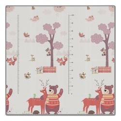 Bebe Stars Χαλάκι δραστηριοτήτων διπλής όψης 150x150x1cm 100-503