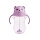 Munchkin Παιδικό Ποτηράκι με Καλαμάκι Tip & Sip Cup  Cat Pink 296ml 90541