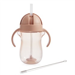 Munchkin Παιδικό Ποτηράκι με Καλαμάκι Tip & Sip Cup Dog Brown 296ml 90506