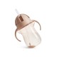 Munchkin Παιδικό Ποτηράκι με Καλαμάκι Tip & Sip Cup Dog Brown 296ml 90506