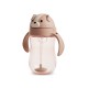 Munchkin Παιδικό Ποτηράκι με Καλαμάκι Tip & Sip Cup Dog Brown 296ml 90506