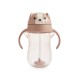 Munchkin Παιδικό Ποτηράκι με Καλαμάκι Tip & Sip Cup Dog Brown 296ml 90506