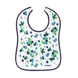 BabyOno Σαλιάρα Βαμβακερή Αδιάβροχη 9m+ Μύρτιλα Μπλε BN833/02