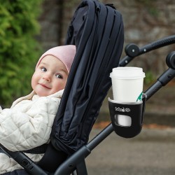 Babywise Ποτηροθήκη Καροτσιού Universal Μαύρο BW8990