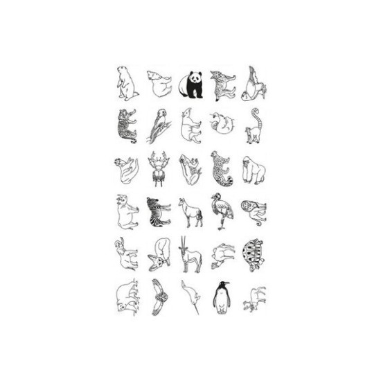 KIDYWOLF 60 κάρτες για τα Mini Tablet ζωγραφικής με θέμα "Animals Around the World" & "Oceans and Pirates" KDW-182365