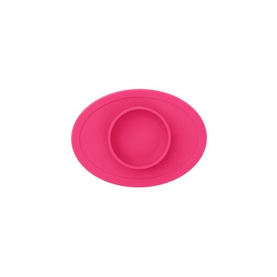 Ezpz εκπαιδευτικό σετ Φαγητού "Tiny" από Σιλικόνη Pink 4τμχ για 4+ μηνών FD-P7424U
