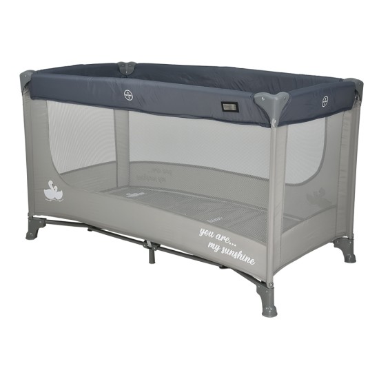 Bebe Stars Παρκοκρέβατο Sunshine Light Grey 883-186
