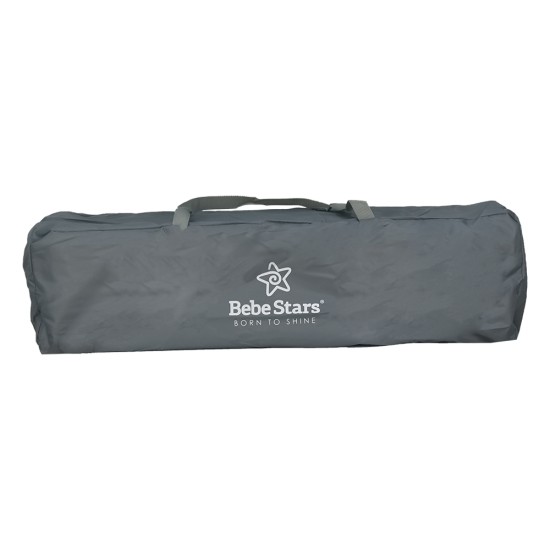 Bebe Stars Παρκοκρέβατο Sunshine Light Grey 883-186