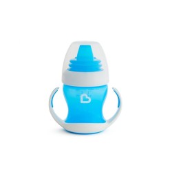 Munchkin Εκπαιδευτικό Ποτηράκι Gentle First Cup με Λαβές Μπλε για 4m+ 118ml 12549