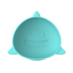 Melii Παιδικό Μπολ Σιλικόνης με Βεντούζα Shark 2τεμ MEL17730