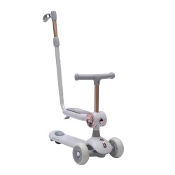 Bebe Stars Παιδικό Πατίνι X-Ride 3 in 1 Grey 672-186