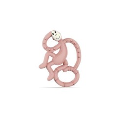 Matchstick Monkey Μασητικό Οδοντοφυΐας "Dancing Monkey" από Καουτσούκ Dusty Pink 24170