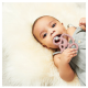 Matchstick Monkey Μασητικό Οδοντοφυΐας "Dancing Monkey" από Καουτσούκ Dusty Pink 24170