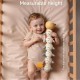 BABY CLOUD Βρεφικό Παιχνίδι Δραστηριοτήτων Κάμπια με Μελισσούλα, Μασητικό και Δόνηση (0Μ+) BC050409