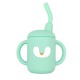 BABY CLOUD Ποτηράκι σιλικόνης με καλαμάκι 120ml – Πιγκουίνος Βεραμάν BC000310