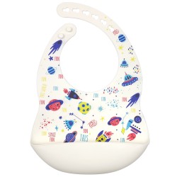 BABY CLOUD Σαλιάρα Σιλικόνης – Πλανήτες BC000931