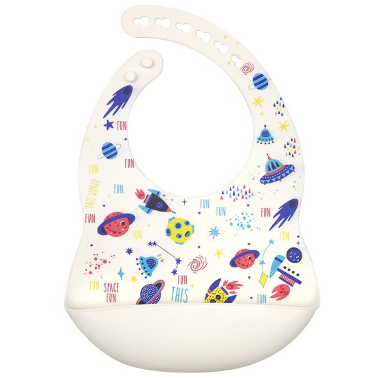 BABY CLOUD Σαλιάρα Σιλικόνης – Πλανήτες BC000931