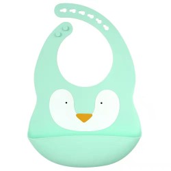 BABY CLOUD Σαλιάρα Σιλικόνης – Πιγκουίνος Βεραμάν BC000910
